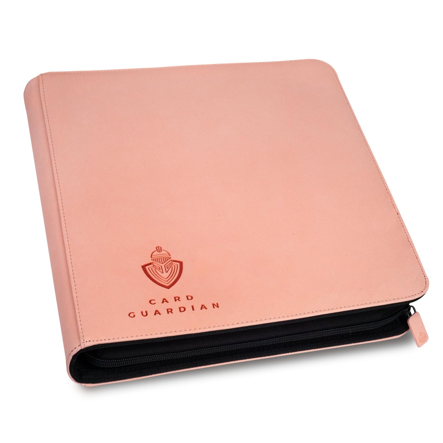 Card Guardian 12-Pocket Pink Binder with Zipper for 480 Cards | TCG Side-Loading Binder