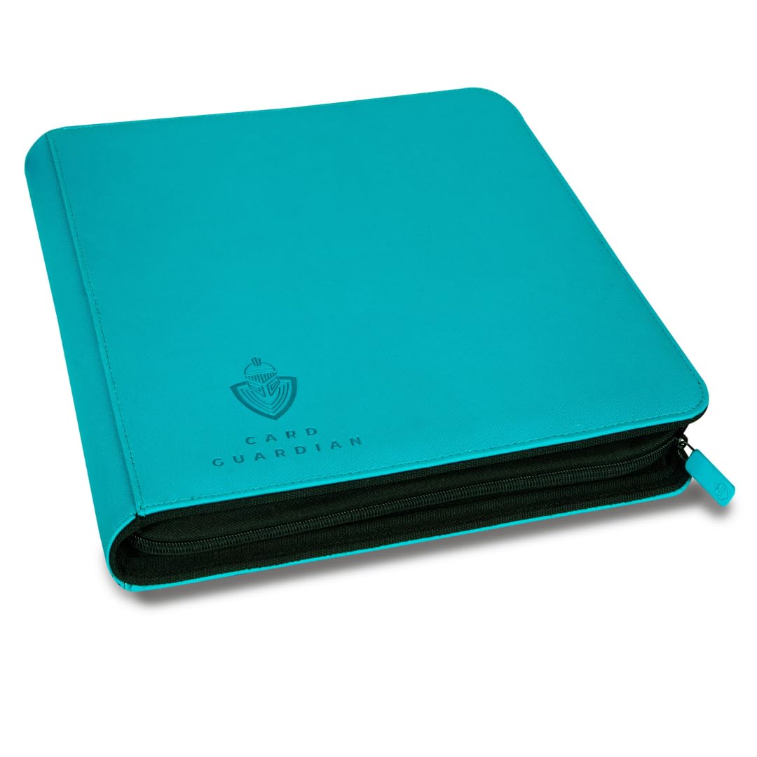 Card Guardian 12-Pocket Zipper Binder for 480 Cards – Teal