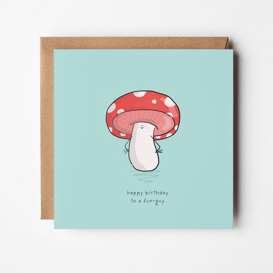 Happy Birthday To A Fun Guy Greeting Card
