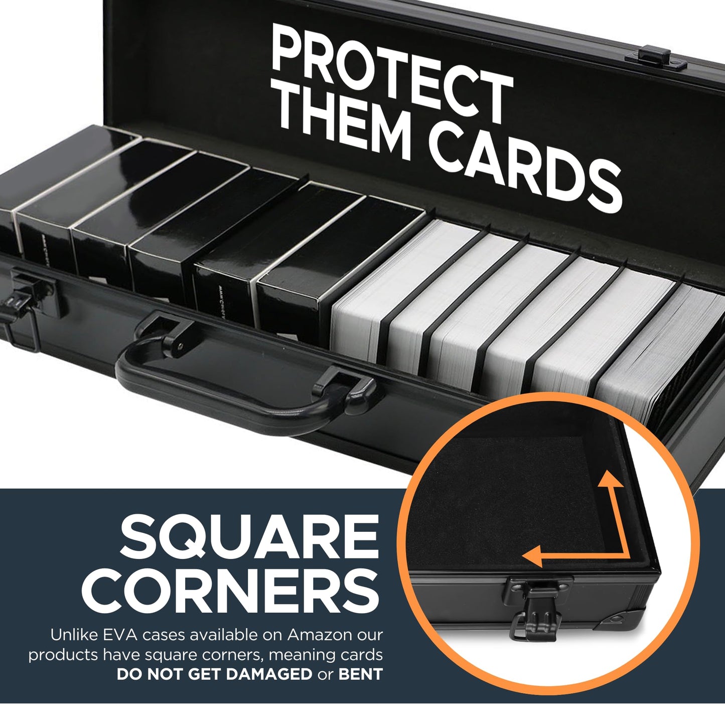 CardKingPro Game Card Storage Case (MTG Edition) – 1400 Cards, 8 Dividers