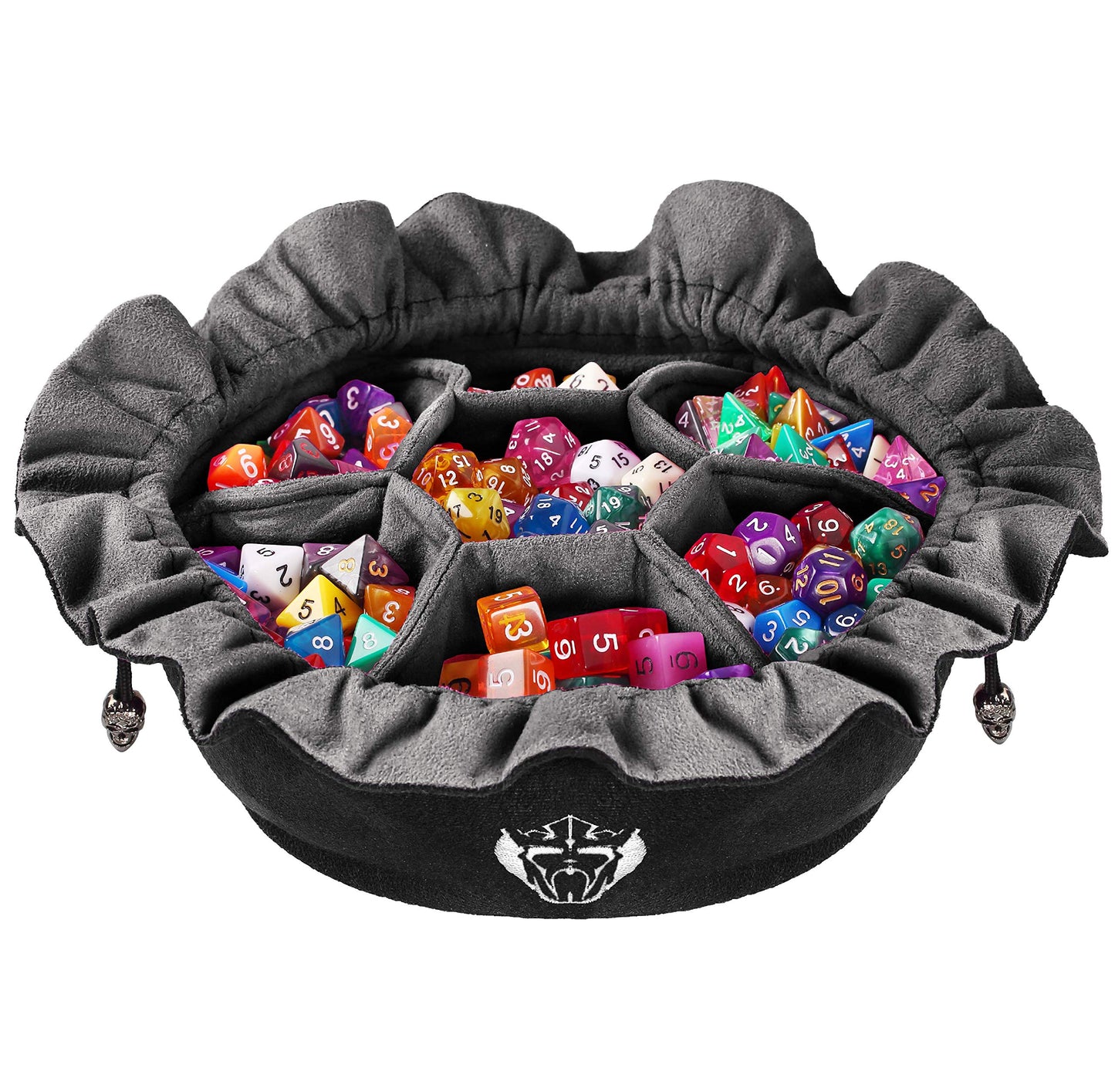 CardKingPro Immense Dice Bags with Pockets - Black - 150+ Dice Capacity - UK Patented Design
