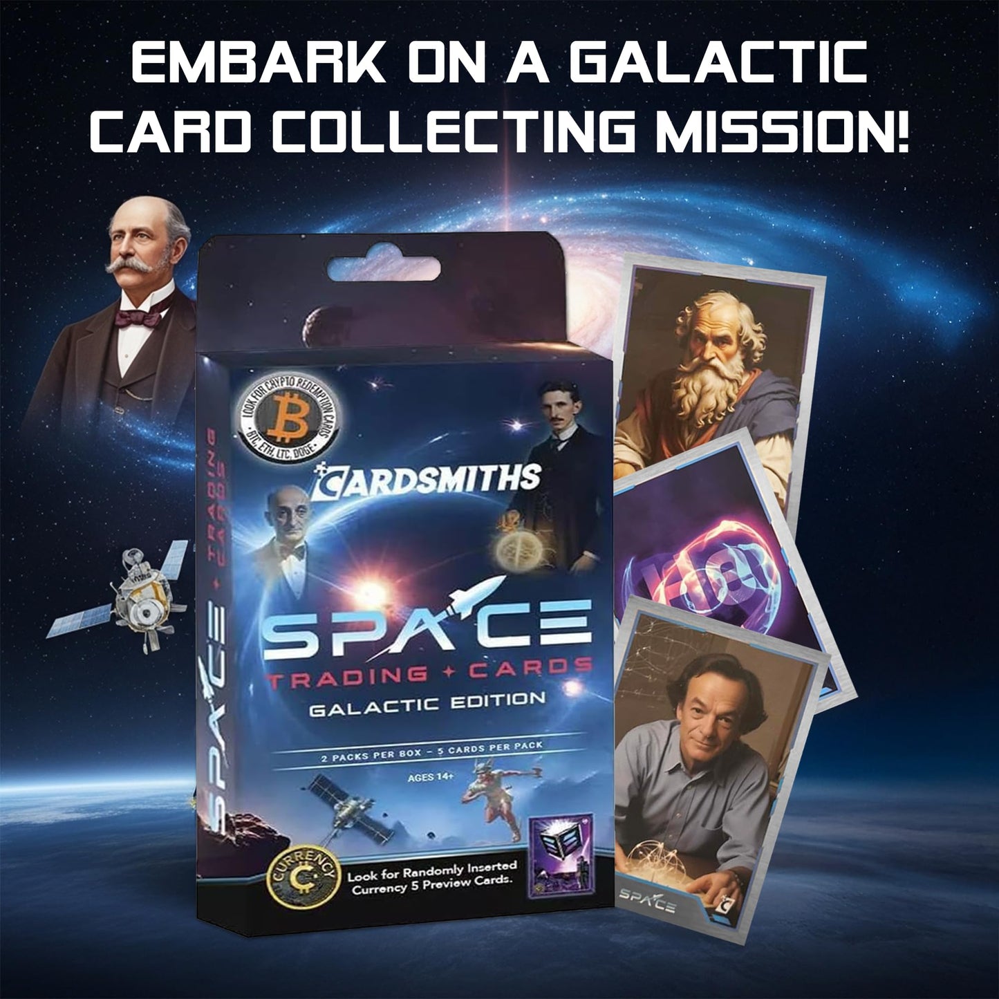 Cardsmith Space Galactic Edition Collector Box | Cosmic Trading Cards