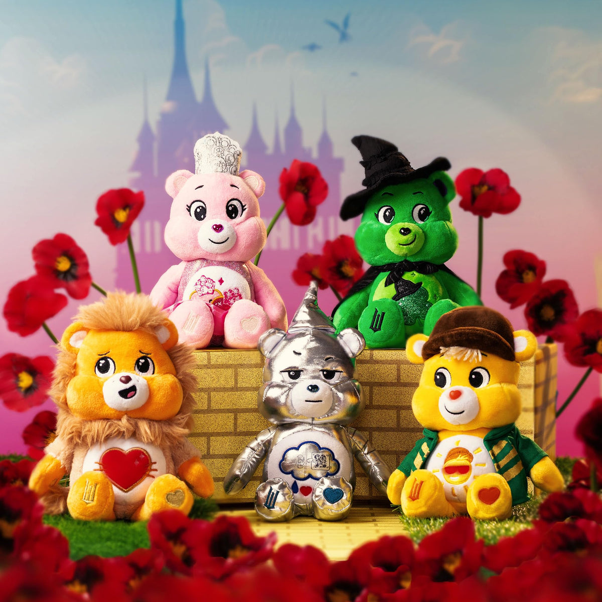 Care Bears x Wicked Fun Size Plush: Tenderheart Bear as The Lion – 9-Inch Crossover Plush