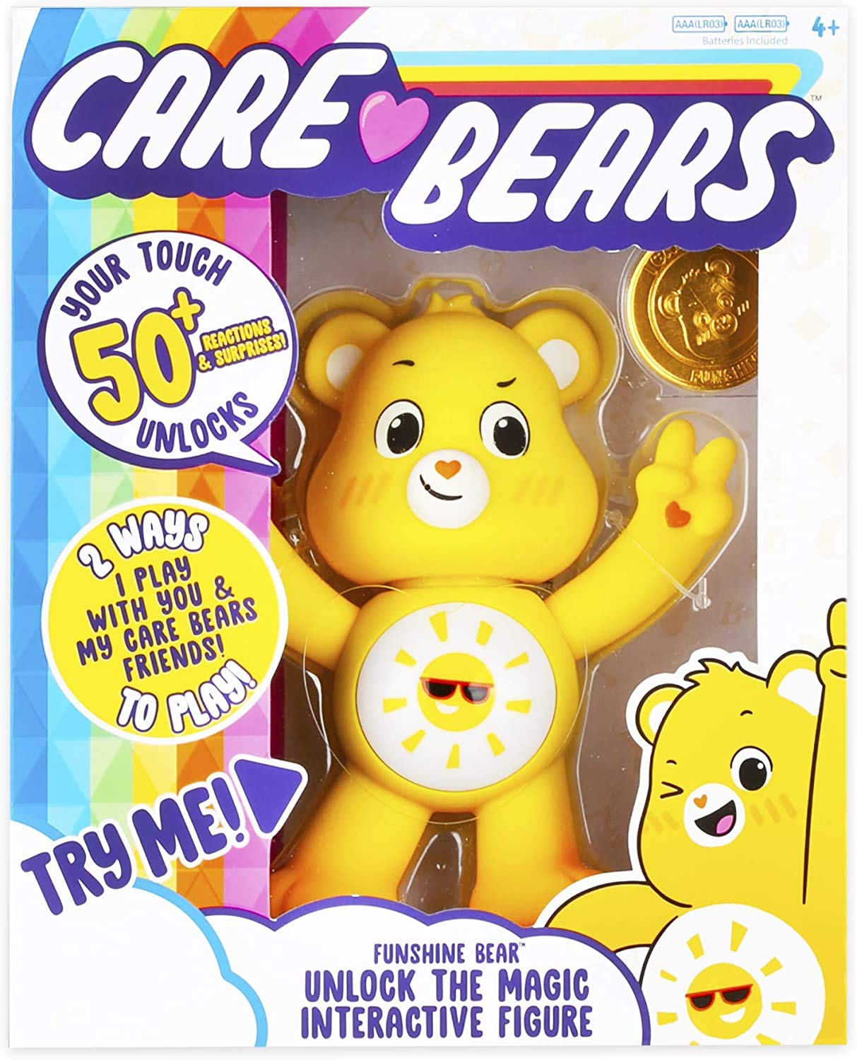 Care Bears Funshine Bear Interactive Figure – Unlock the Magic