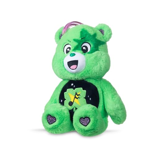 Care Bears - 14\" Rock-a-Lot Theme Plush - Medium Size - Good Luck Bear