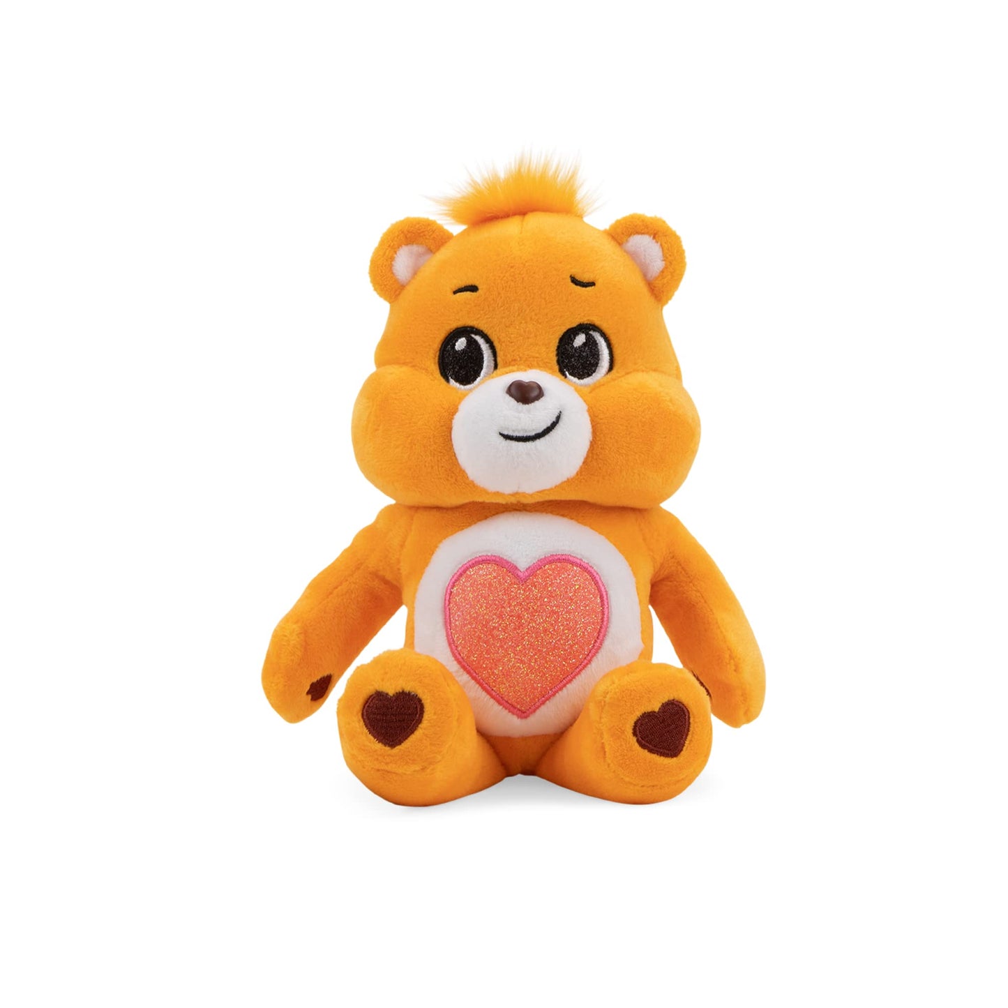 Care Bears 9-Inch Glitter Tenderheart Bear Bean Plush – Soft Huggable Toy
