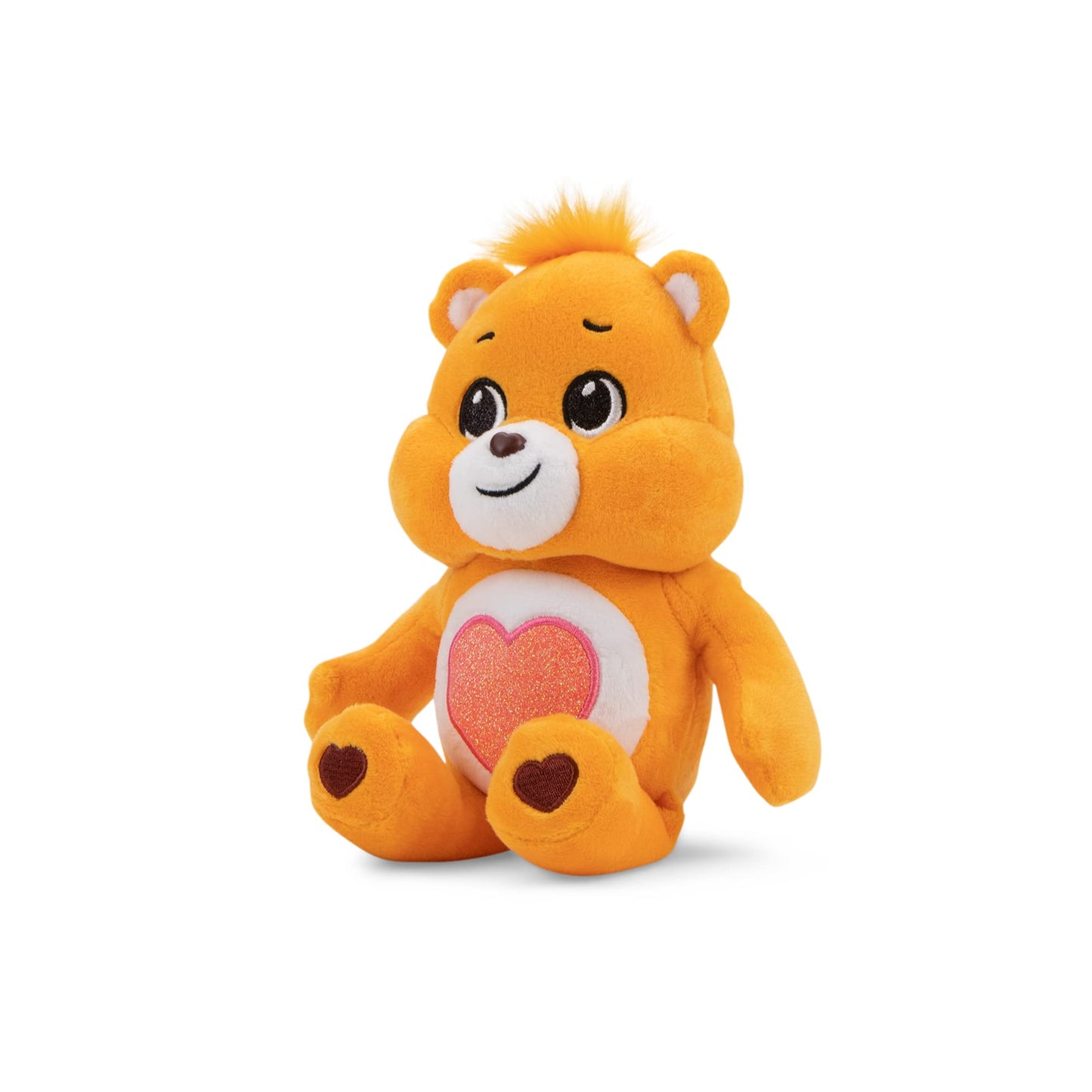 Care Bears 9-Inch Glitter Tenderheart Bear Bean Plush – Soft Huggable Toy