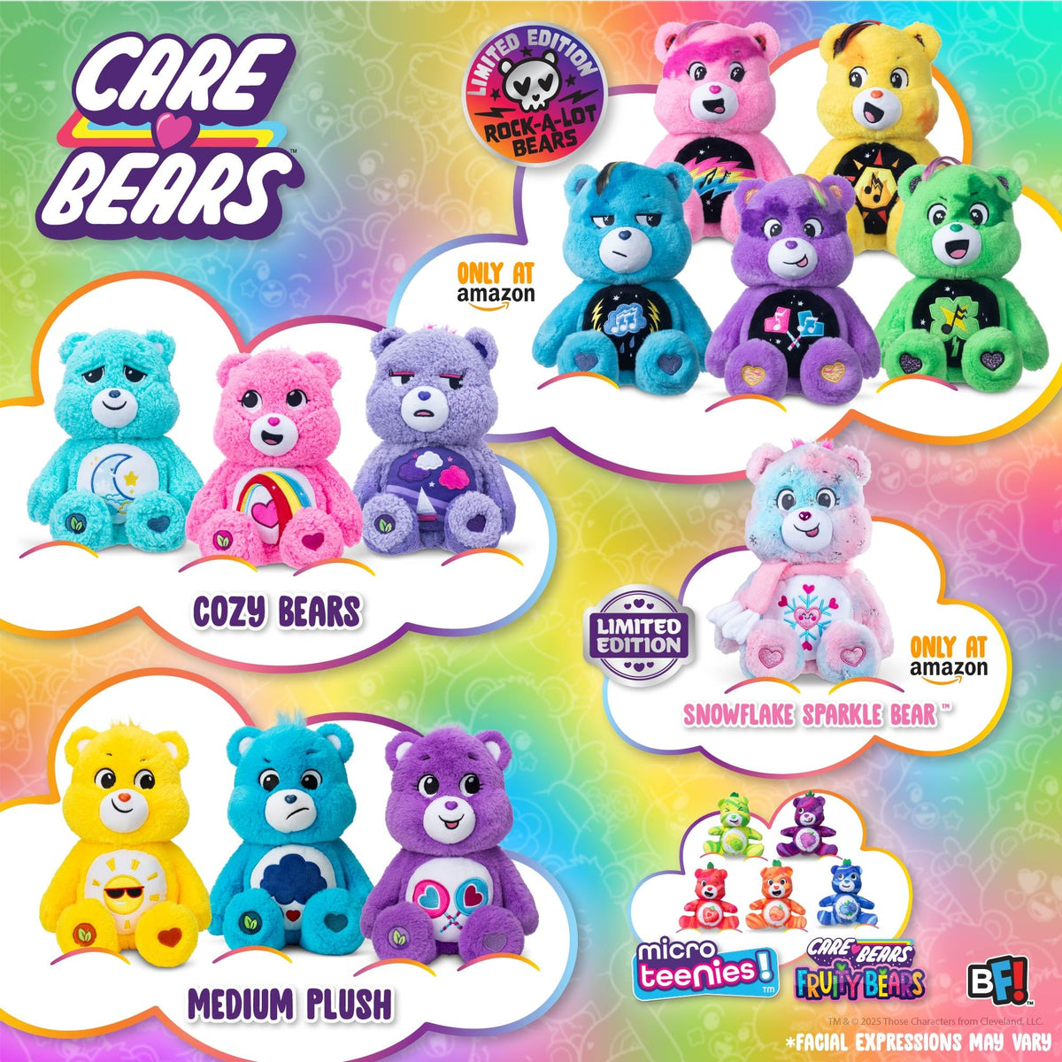 Care Bears 14-Inch Cozy Togetherness Bear Plush – Soft, Sustainable Snuggle Friend