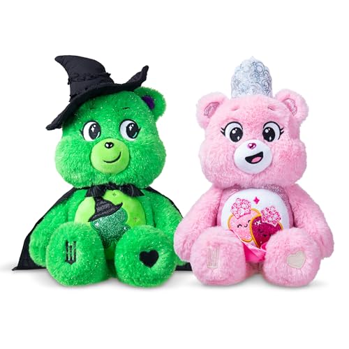 Care Bears x Wicked 2-Pack: Love-a-Lot Bear as Glinda & Good Luck Bear as Elphaba