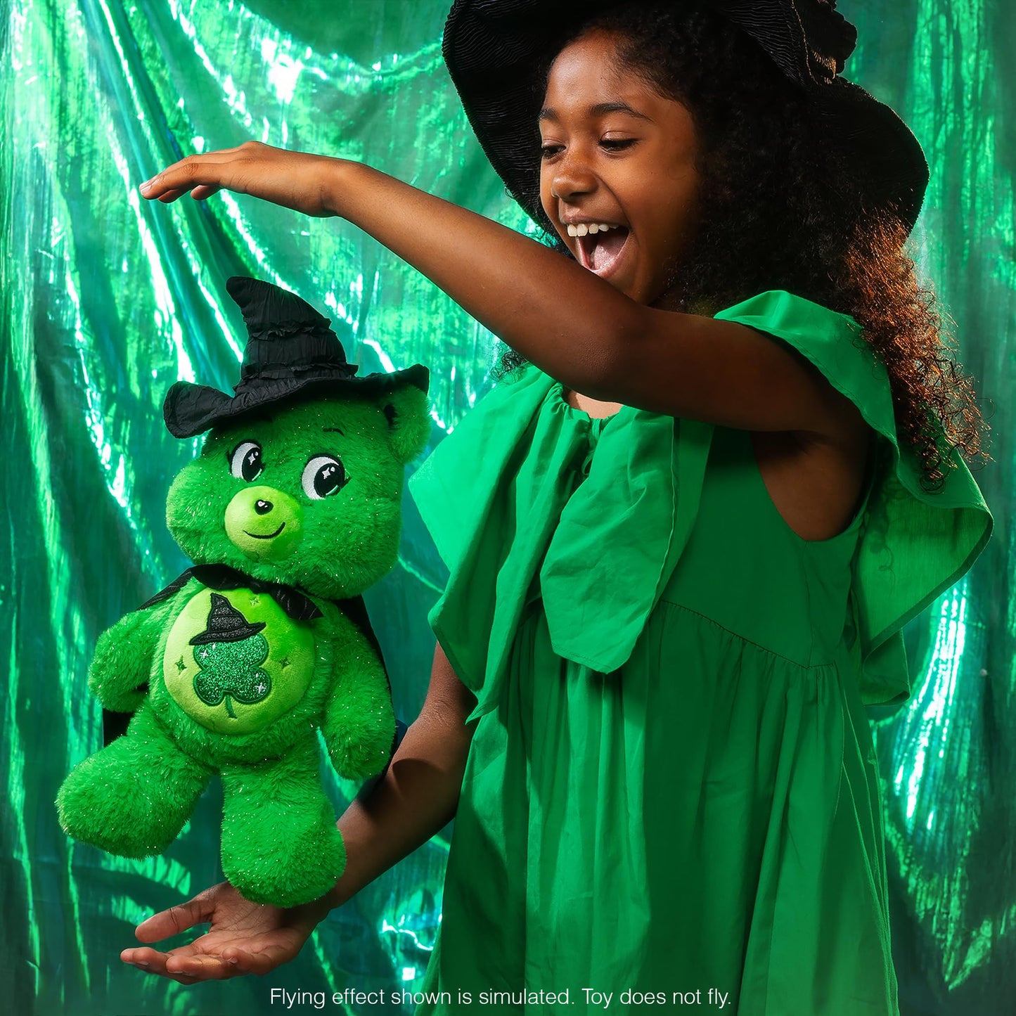 Care Bears x Wicked 2-Pack: Love-a-Lot Bear as Glinda & Good Luck Bear as Elphaba