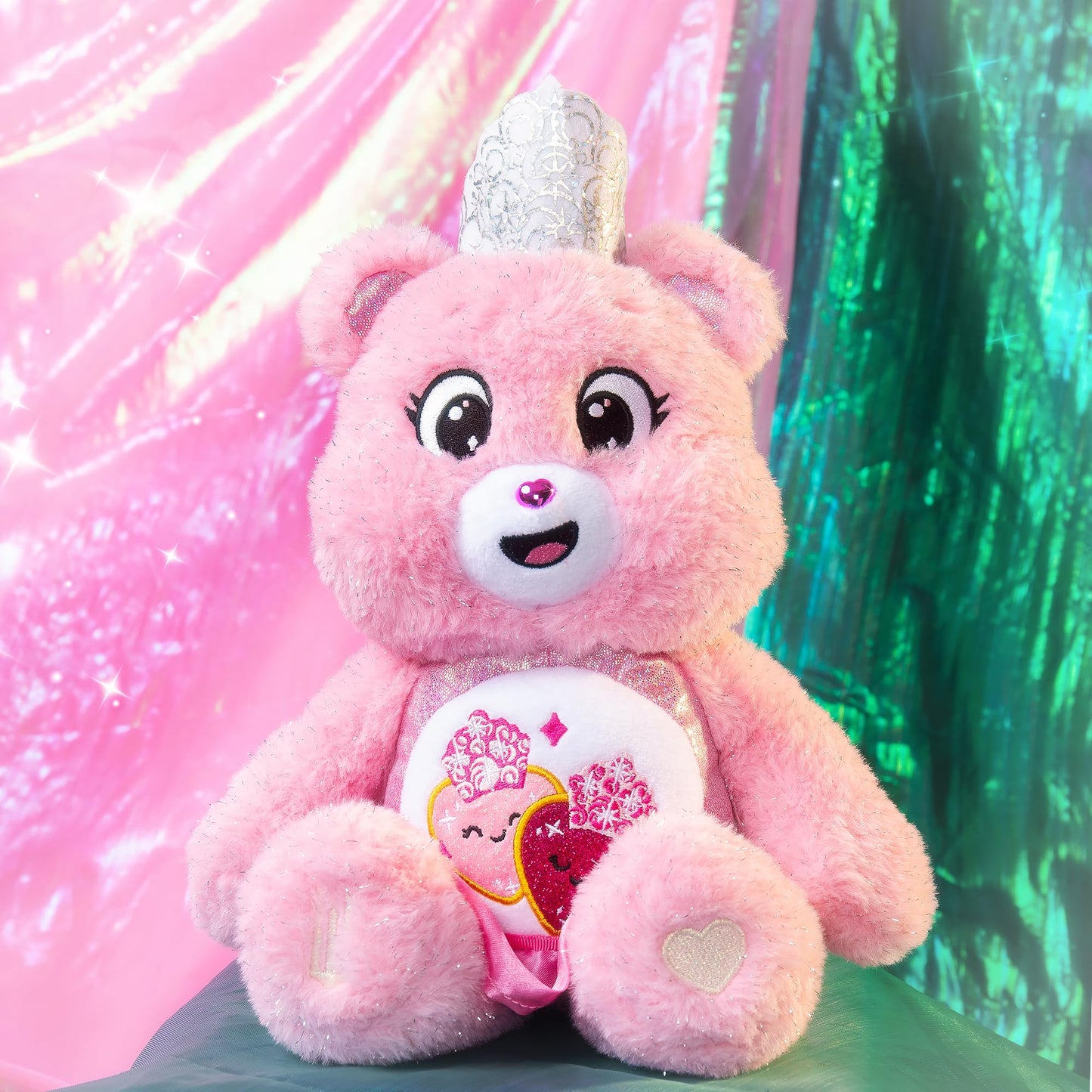 Care Bears x Wicked 2-Pack: Love-a-Lot Bear as Glinda & Good Luck Bear as Elphaba
