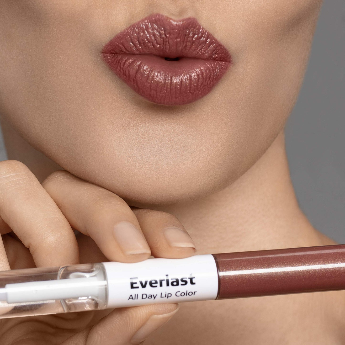 Careline Everlast Lip Color #706 Milk Chocolate – 2-Step Lip Color with Gloss Finish