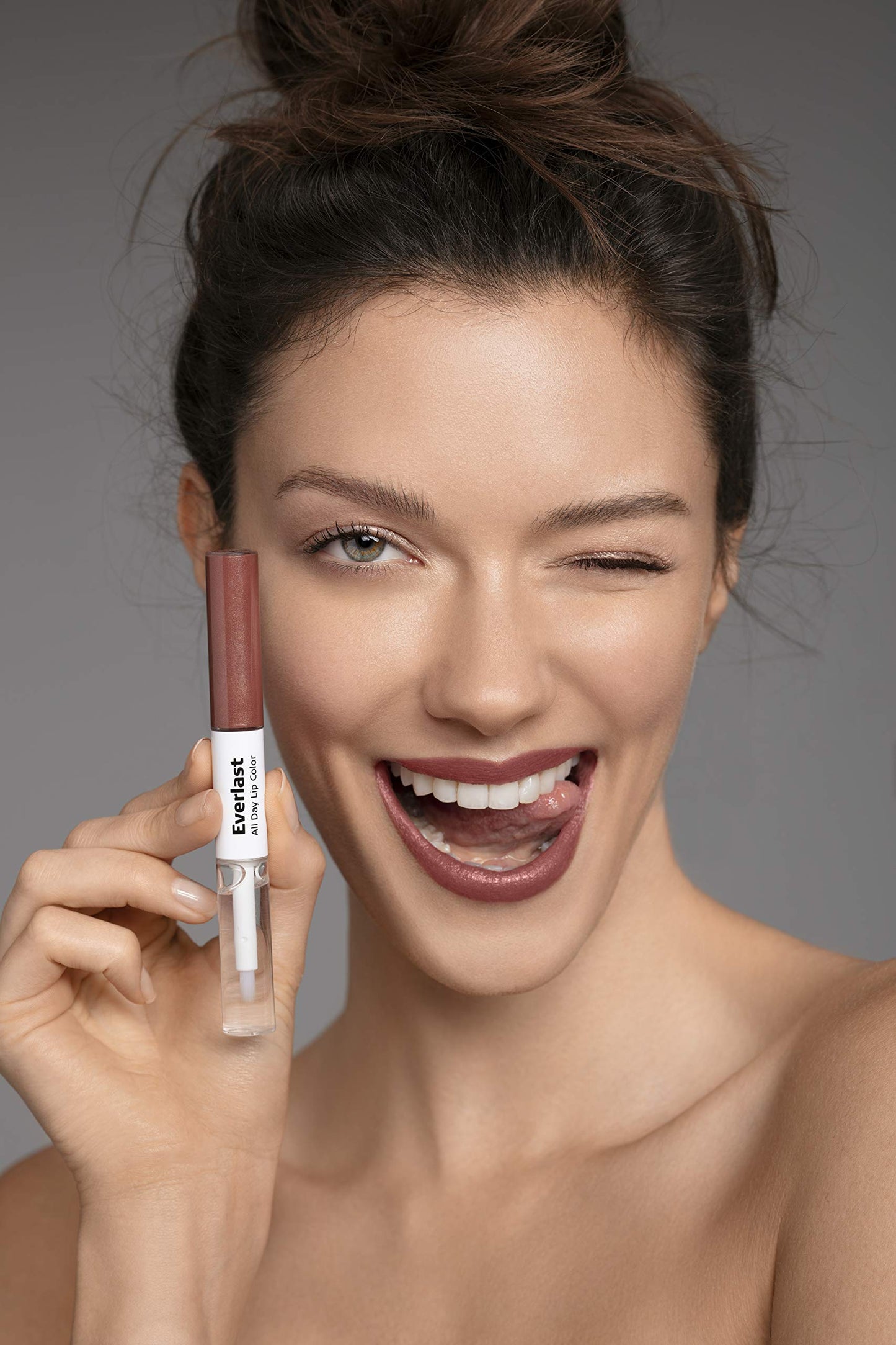 Careline Everlast Lip Color #706 Milk Chocolate – 2-Step Lip Color with Gloss Finish