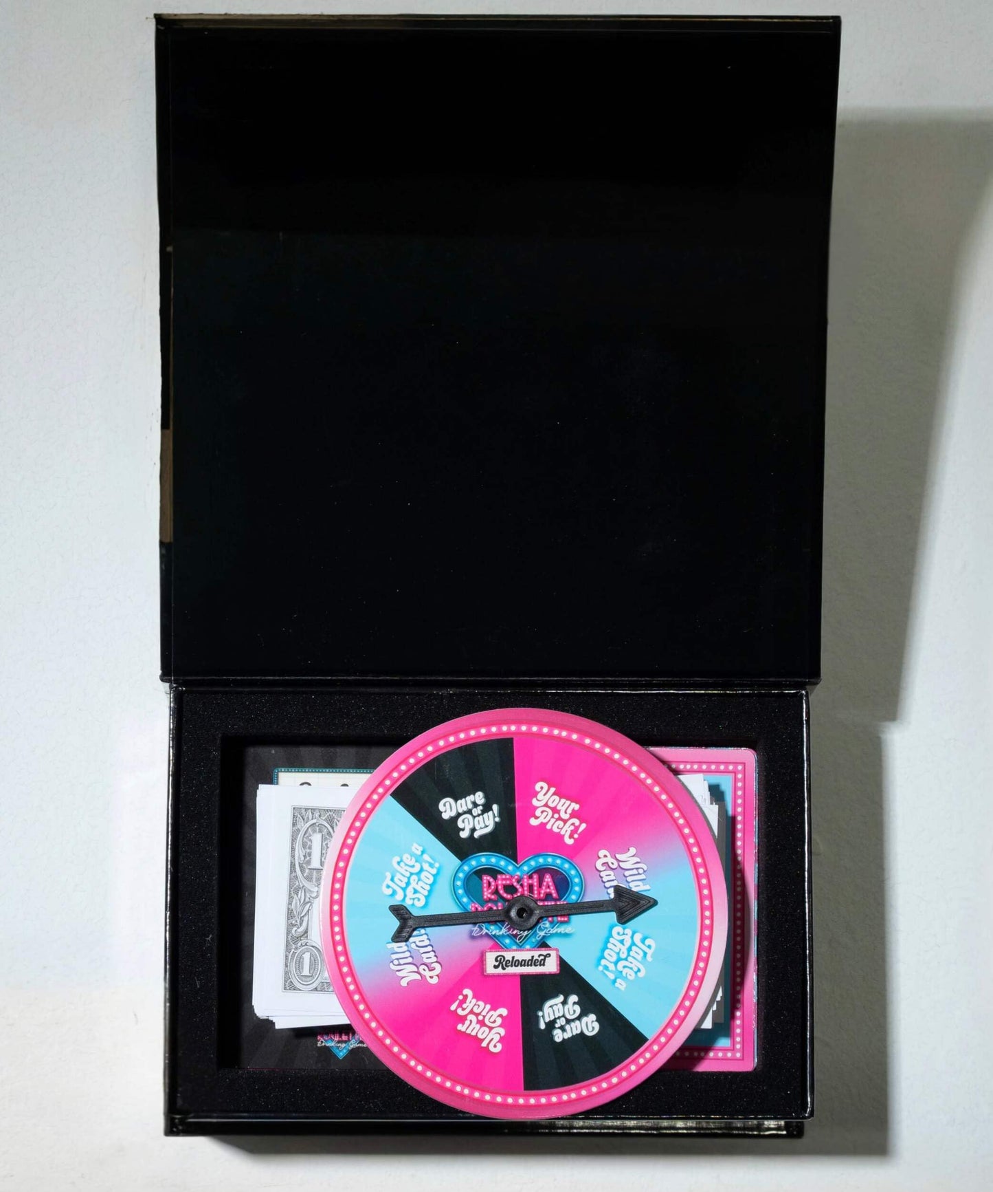 Caresha Please Resha Roulette Drinking Game Reloaded – 21+ Spinner, Dare Cards & Play Money