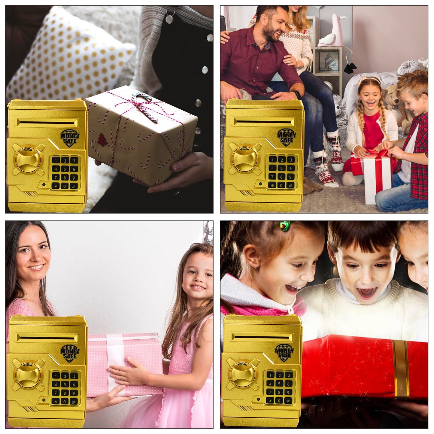 Cargooy Mini ATM Piggy Bank — Electronic Code Piggy Bank for Kids