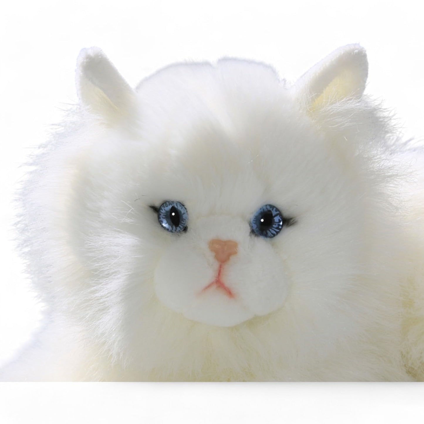 Carl Dick Persian White Cat Plush Toy 12in – Soft, Safe, Hand-Washable Stuffed Animal