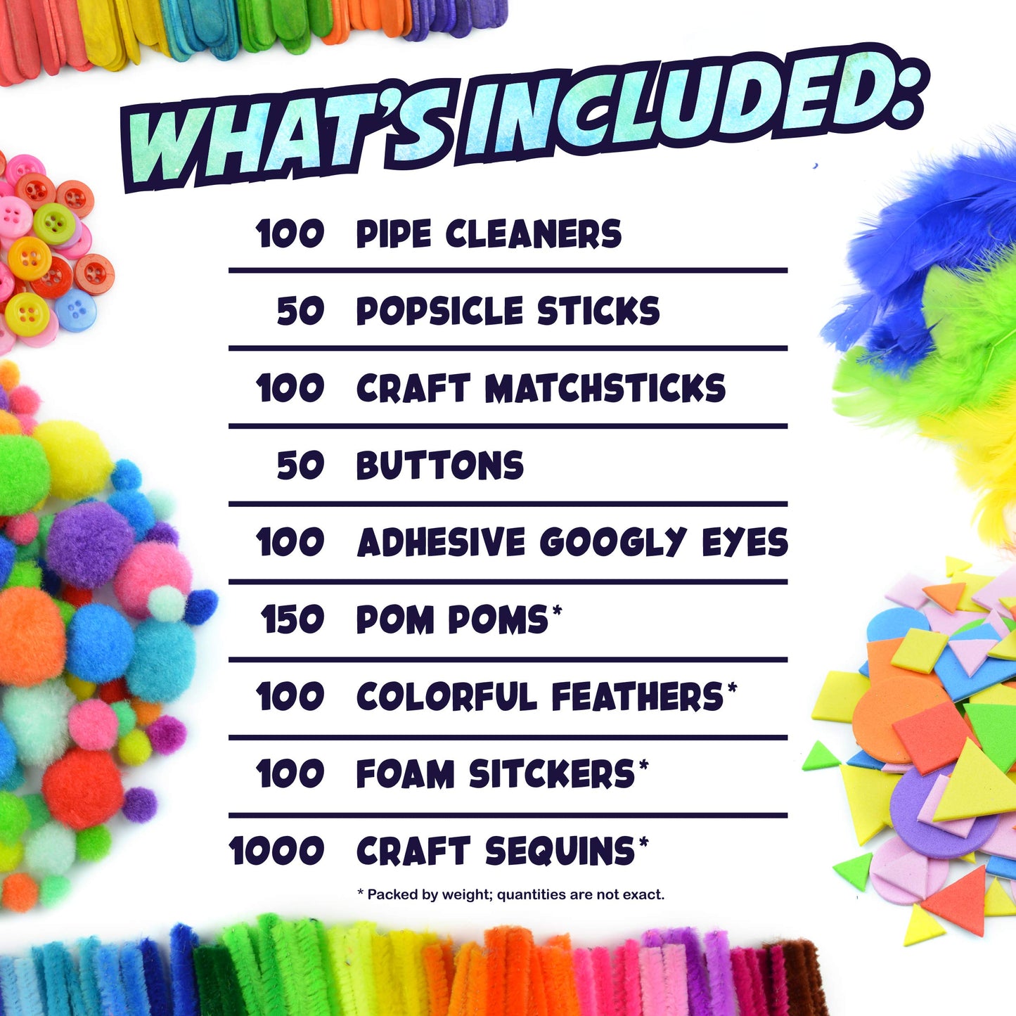 Carl & Kay Arts & Crafts Kit for Kids — All-In-One Craft Supplies Set