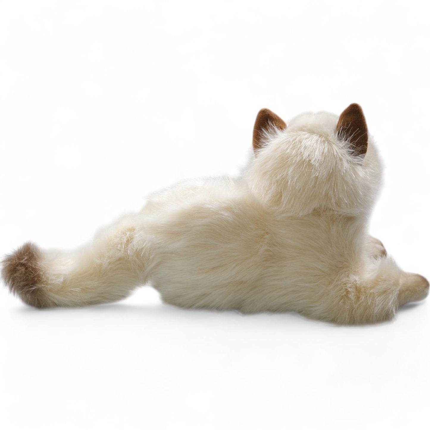 Carl Dick Cat – Himalayan Chocolate Point Plush Toy, 12 in / 30 cm, Soft & Safe