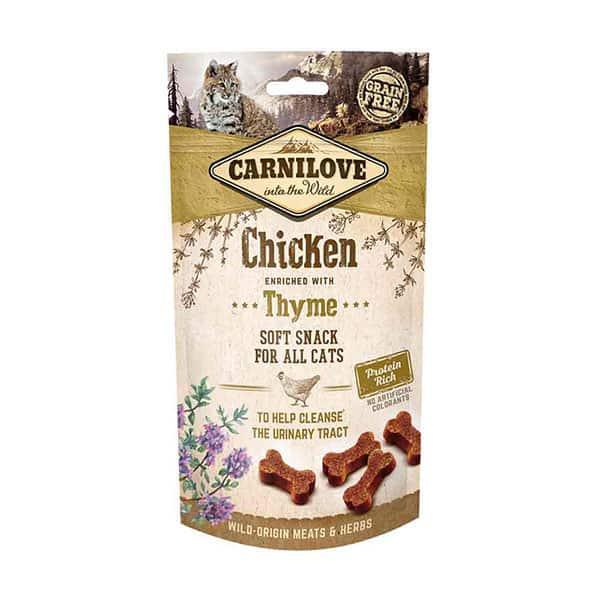 Carnilove Chicken with Thyme Cat Treats 12 x 50g