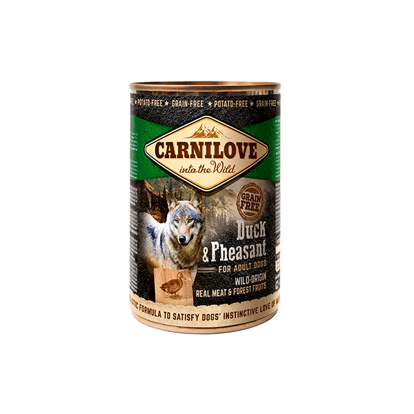 CARNILOVE Duck & Pheasant Wet Dog Food 6 x 400g