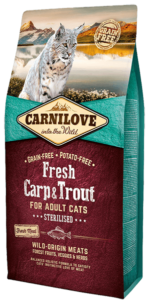 Carnilove Fresh Carp & Trout Dry Cat Food