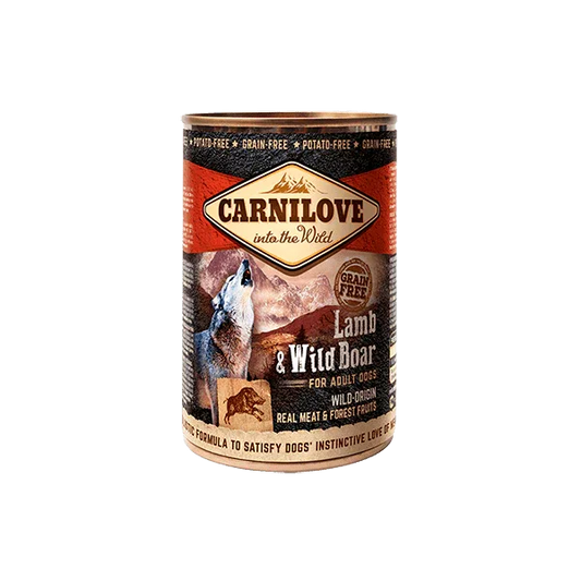 Carnilove Lamb & Wild Boar Wet Dog Food 400g