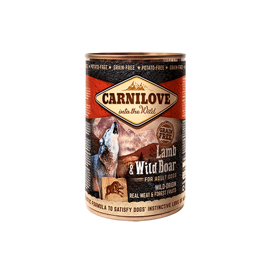 Carnilove Lamb & Wild Boar Wet Dog Food 6 x 400g
