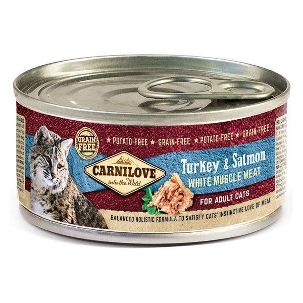 Carnilove Turkey & Salmon Wet Cat Food 12 x 100g Tins