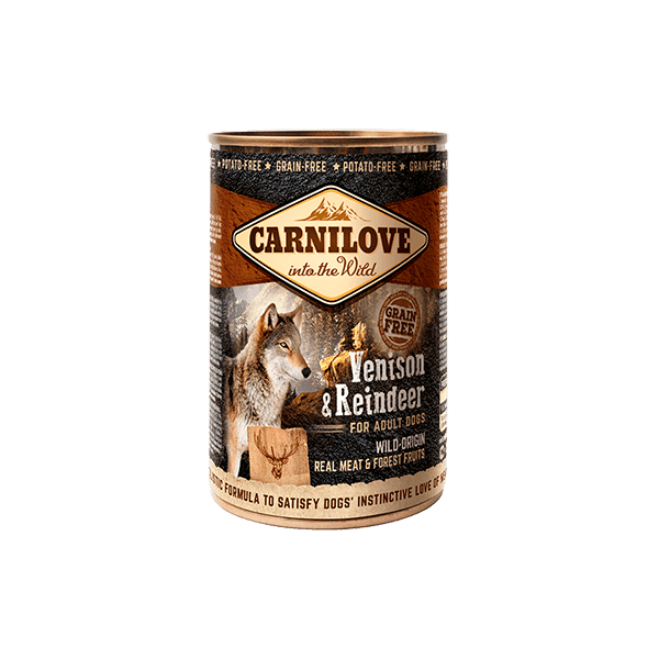 Carnilove Venison & Reindeer Wet Dog Food 6 x 400g
