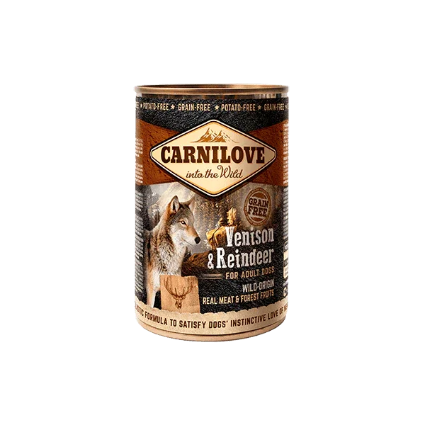 Carnilove Venison & Reindeer Wet Dog Food 400g