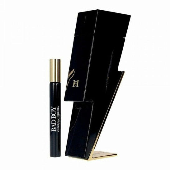 Carolina Herrera Bad Boy Gift Set 100ml EDT + 10ml EDT Men's Fragrance