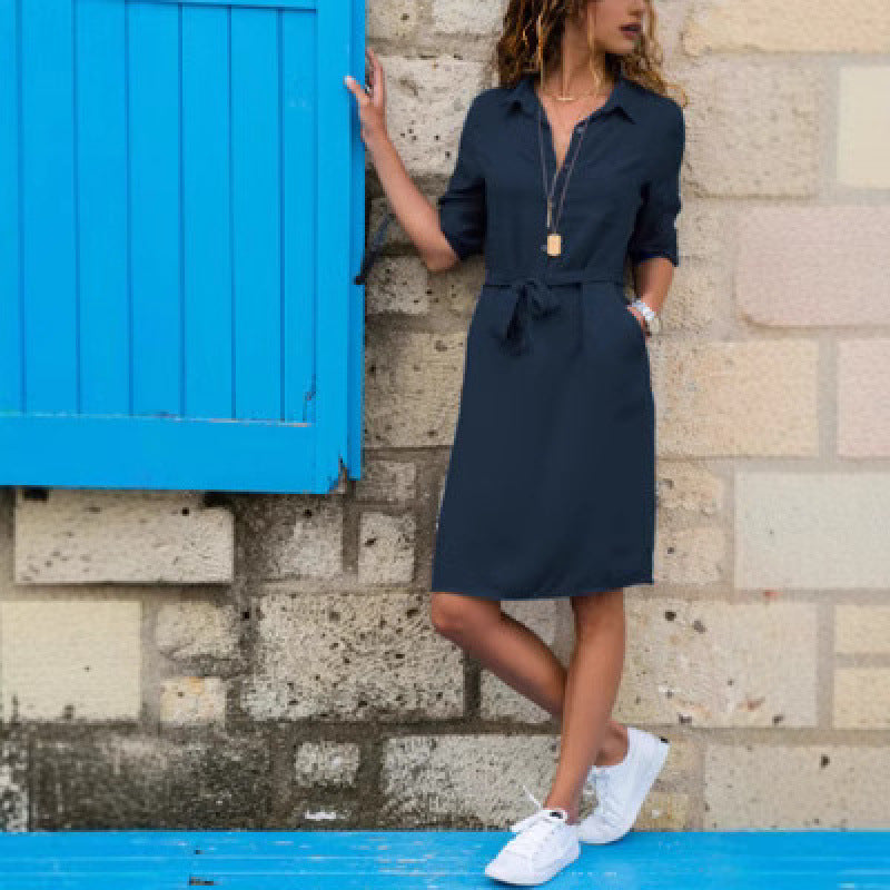 Seven Sleeve Shirt Dress
