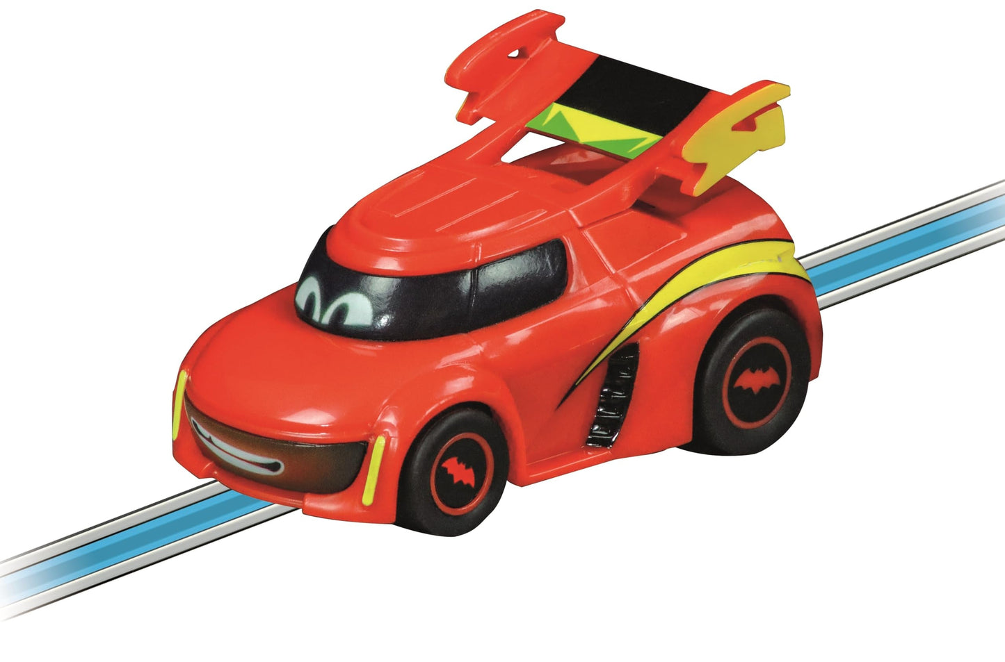 Carrera First Batwheels – Time for Action Slot Car Race Track with Spinners and Bam & Redbird Cars