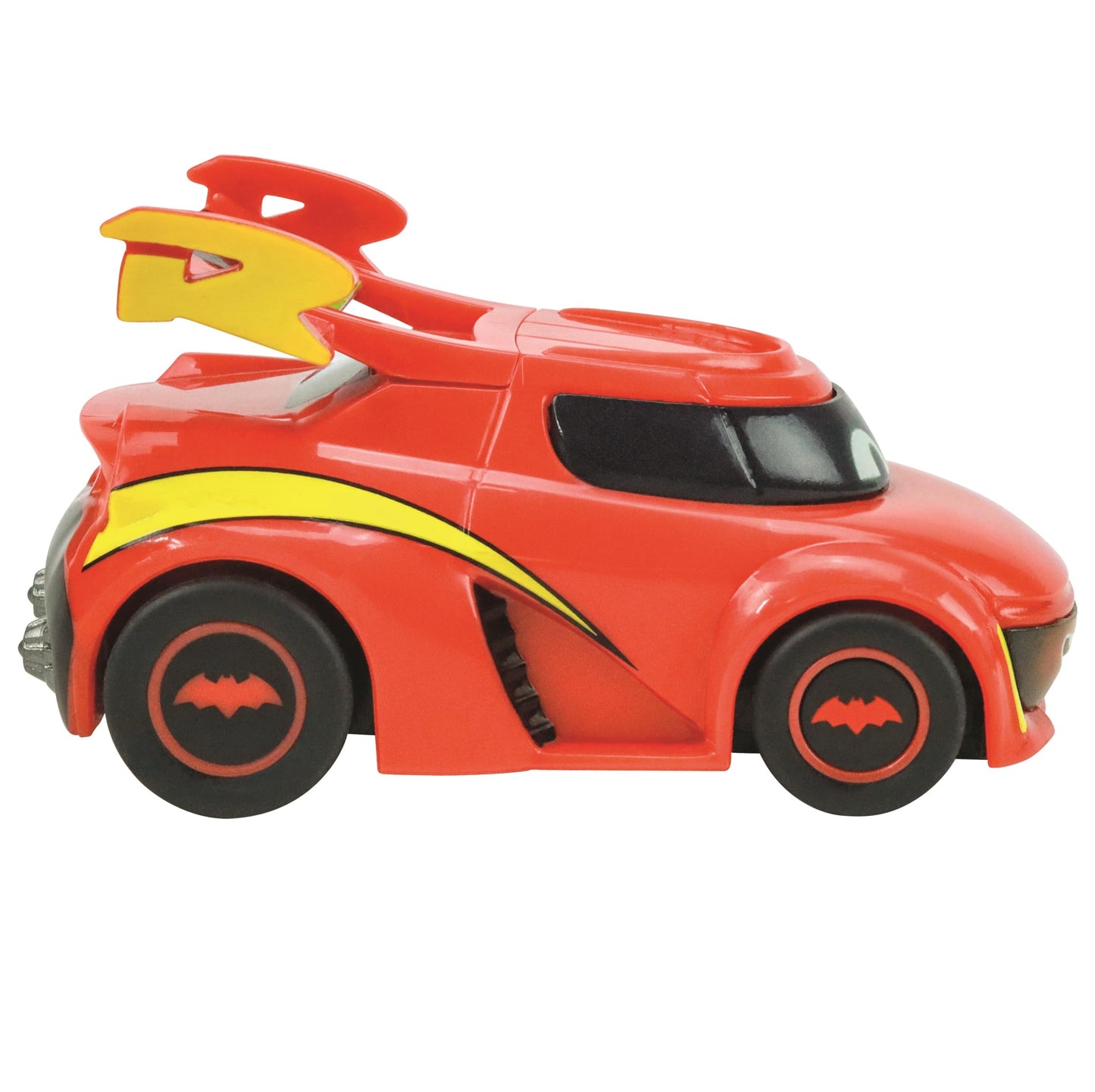 Carrera First Batwheels – Time for Action Slot Car Race Track with Spinners and Bam & Redbird Cars