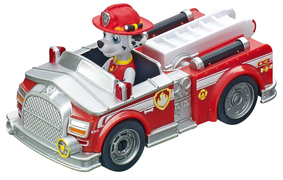Carrera First Paw Patrol Slot Car Track – 2 Cars (Chase & Marshall) for Kids 3+
