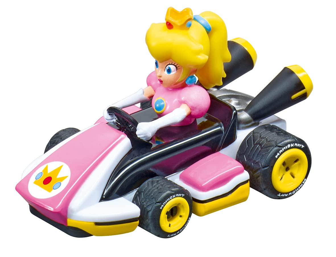Carrera First Mario Kart Slot Car Track with Spinners – Includes 2 Cars (Ages 3+)