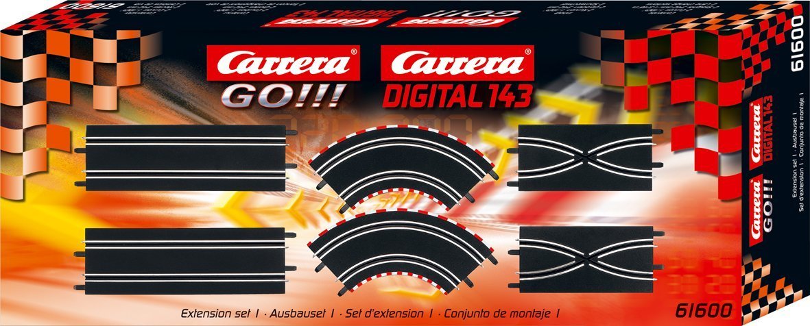 Carrera Go 61600 Extension Set – Slot Car Track Add-On for Go!!!