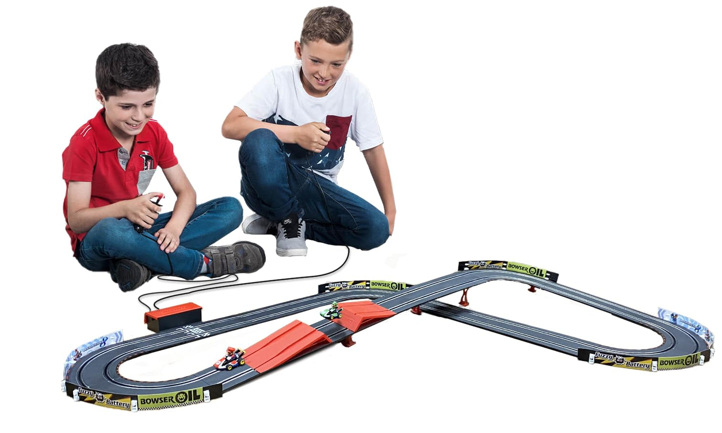 Carrera GO Mario Kart Battery-Operated 1:43 Slot Car Track with Jump Ramp