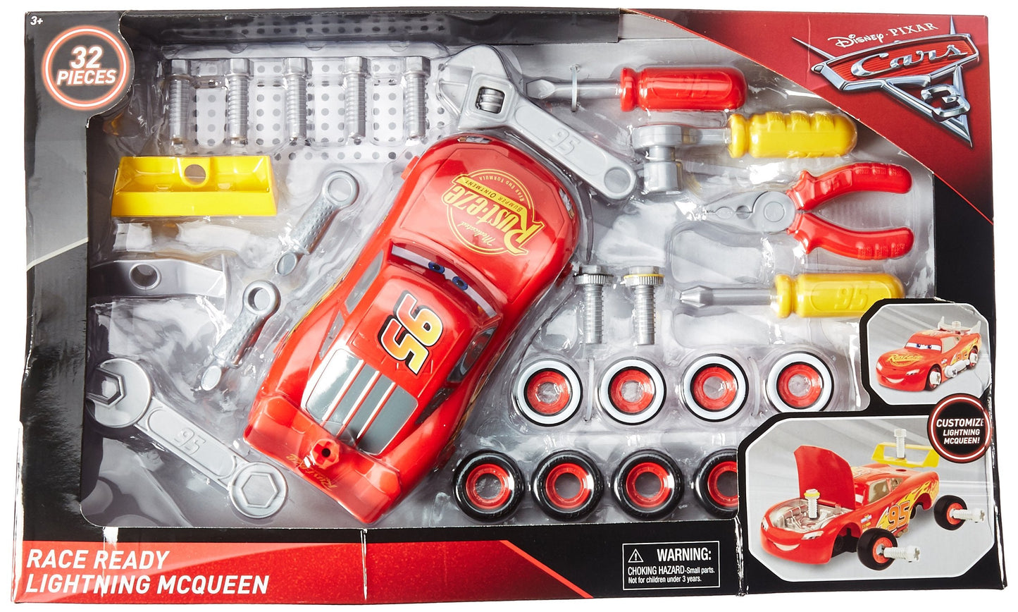 Cars 3 Just Play Transforming McQueen Tool Kit – Build, Tune & Customize