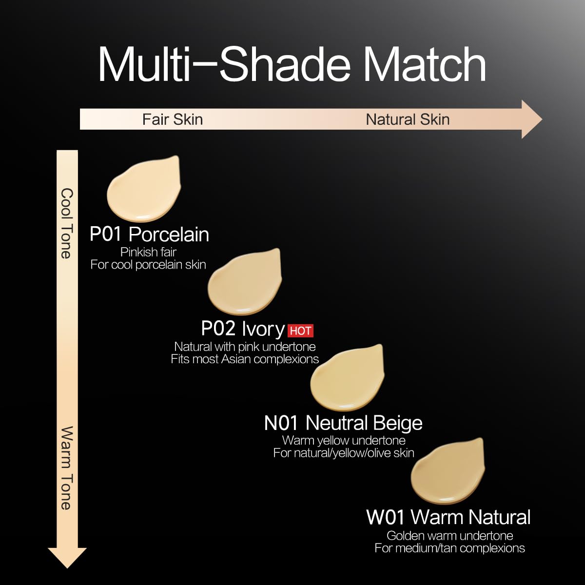 CARSLAN Black Magnet Liquid Foundation – 24H Matte, Waterproof, Buildable Coverage (30ml)