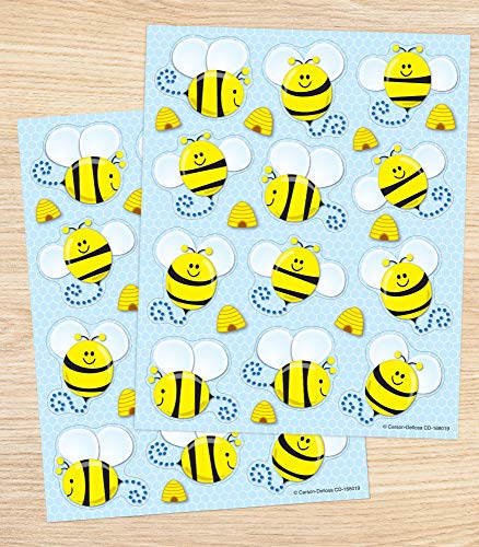 Carson Dellosa 72 Bumble Bee Stickers for Kids | Spring Crafts & Classroom Rewards