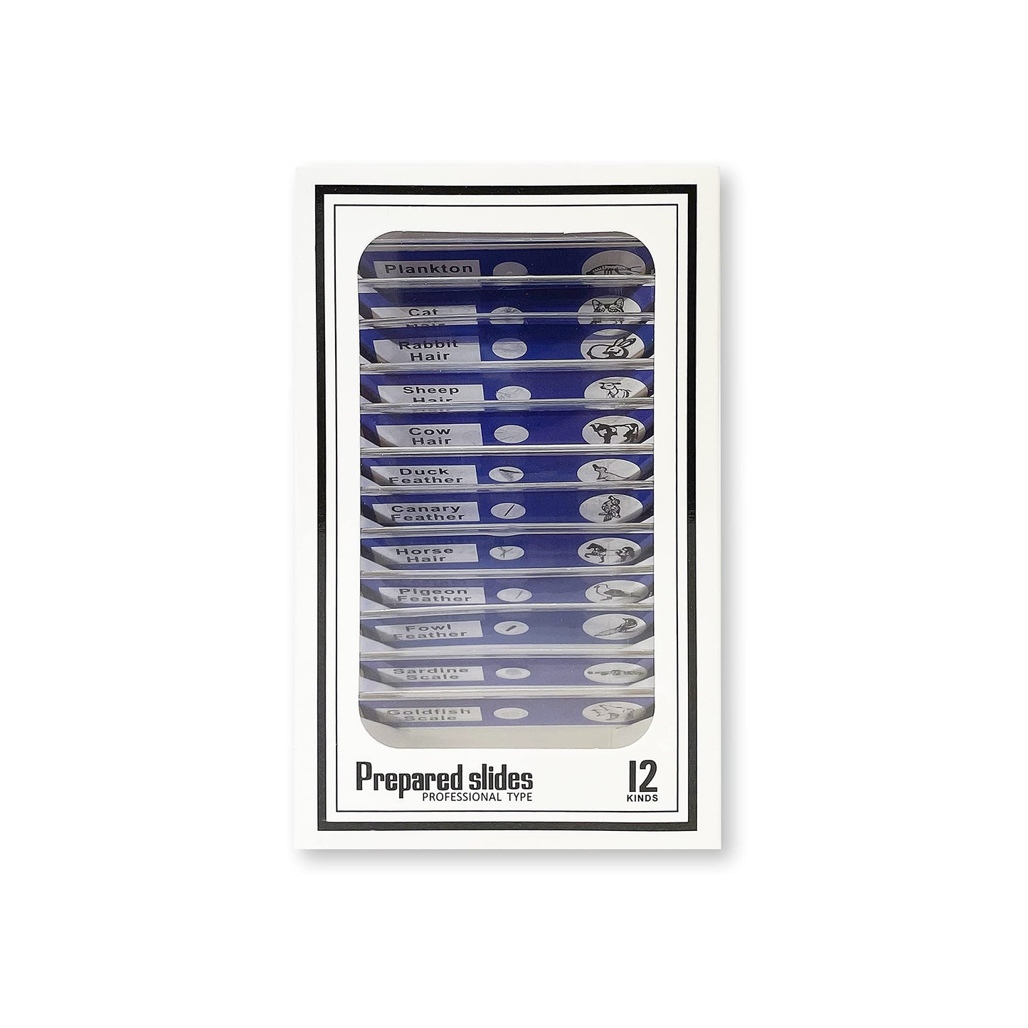 Carson MicroFlip 100x-250x Pocket Microscope Bundle with CarsonCam App & 24 Prepared Slides