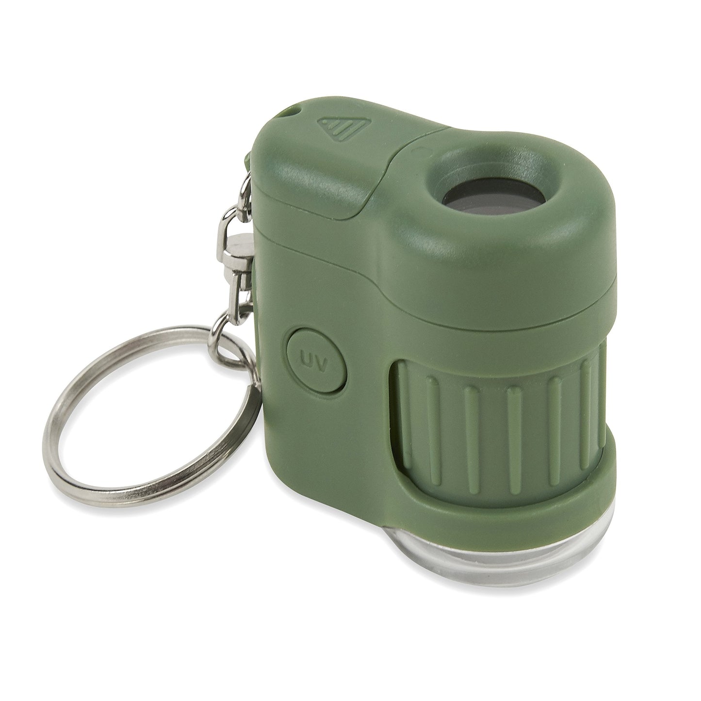 Carson MicroMini 20x LED Pocket Microscope with UV & LED – Green MM-280G