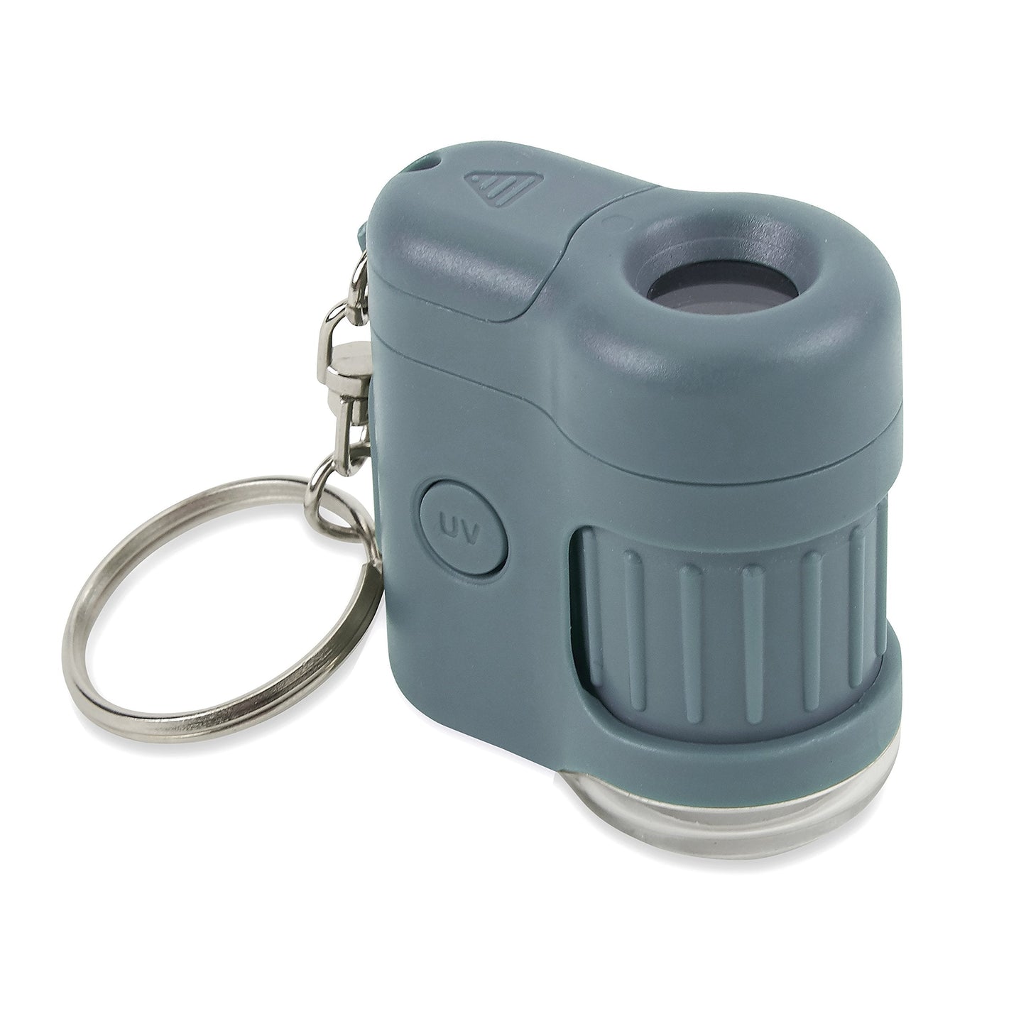 Carson MicroMini 20x Pocket Microscope with UV & LED Flashlight – Blue (MM-280B)