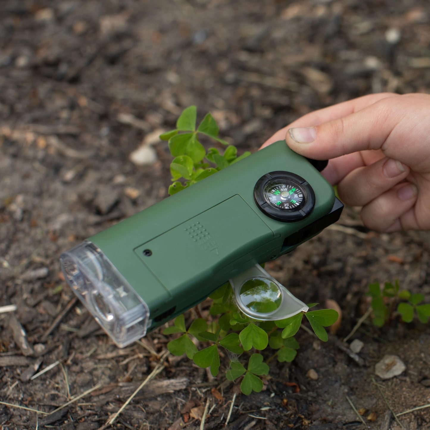 Carson X-Scope Kids 7-Function Optical Pocket Tool | 30x Microscope, 8x Telescope & More