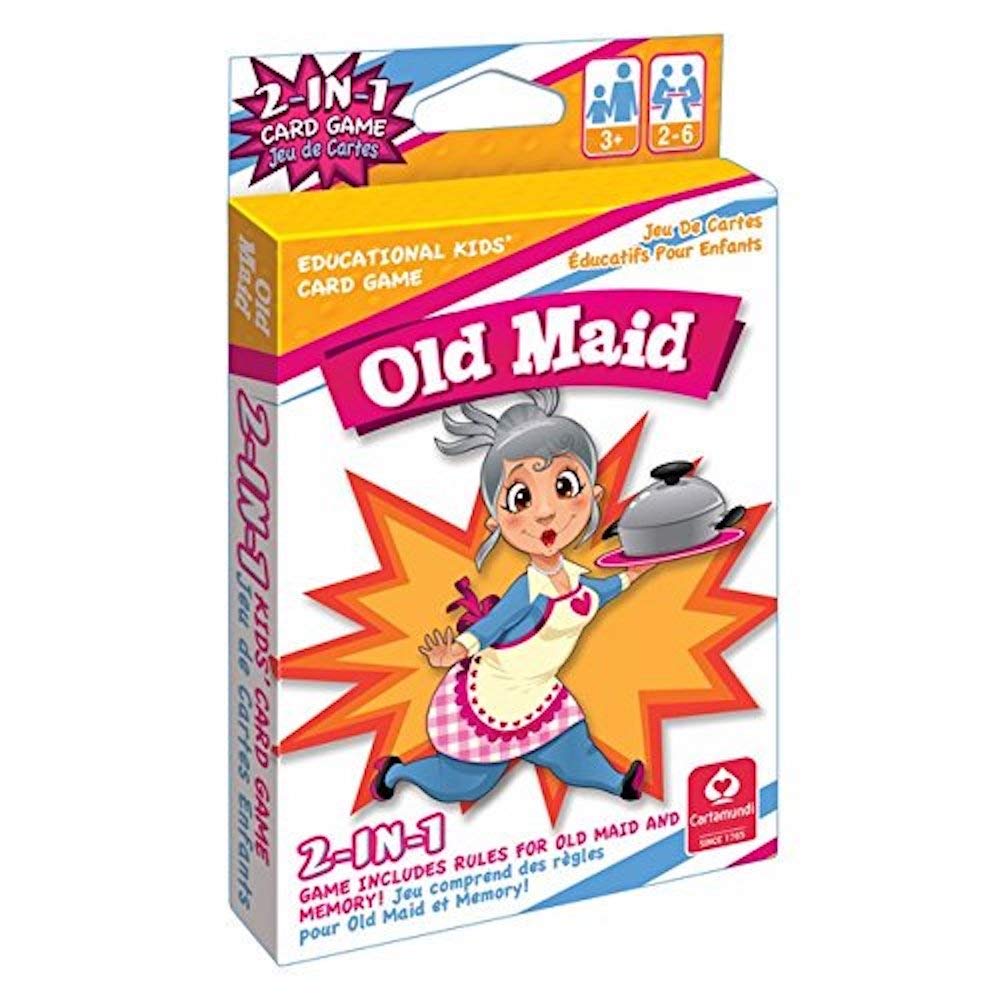 Cartamundi 1432 2 in 1 Card Games Old Maid & Memory – Multicolor | Kelli's Shop