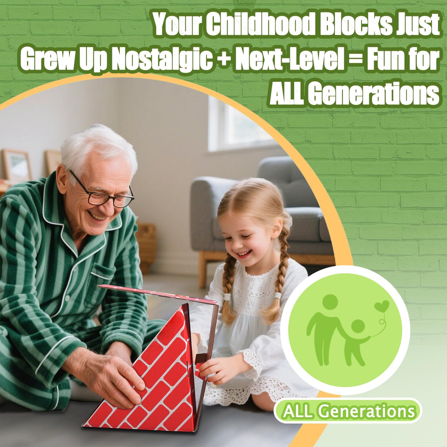 Cartboatoy Cardboard Building Blocks for Kids – Jumbo 26pc Heavy Duty, Easy to Assemble