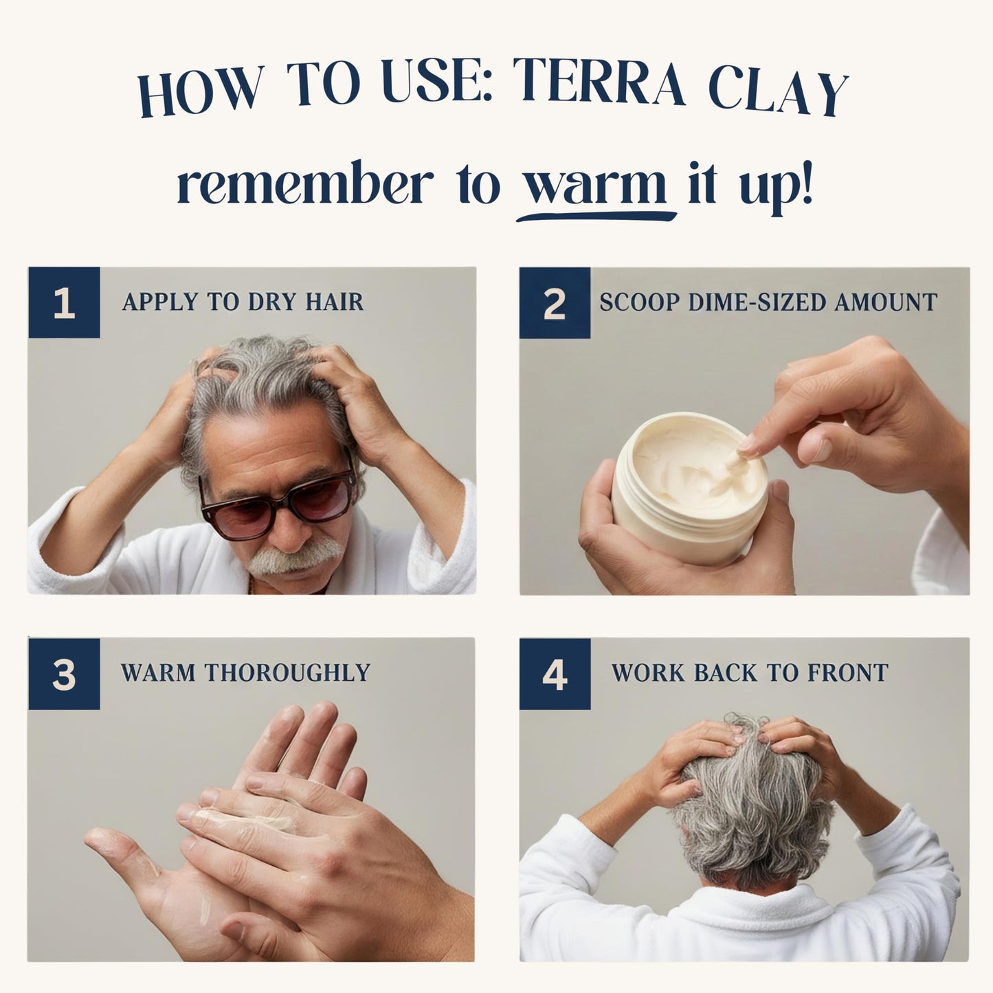 Casa Di Canio Terra Clay – Medium Hold, Low Shine, Fragrance-Free & Water-Based