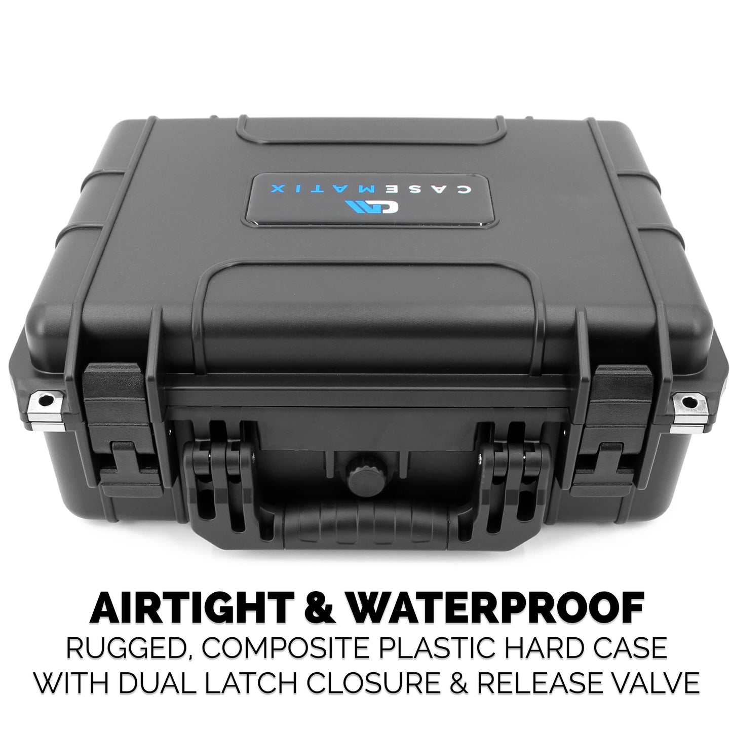 CASEMATIX Waterproof Graded Card Storage Box for 100 PSA/BGS/CSG Cards – IPX7 Case