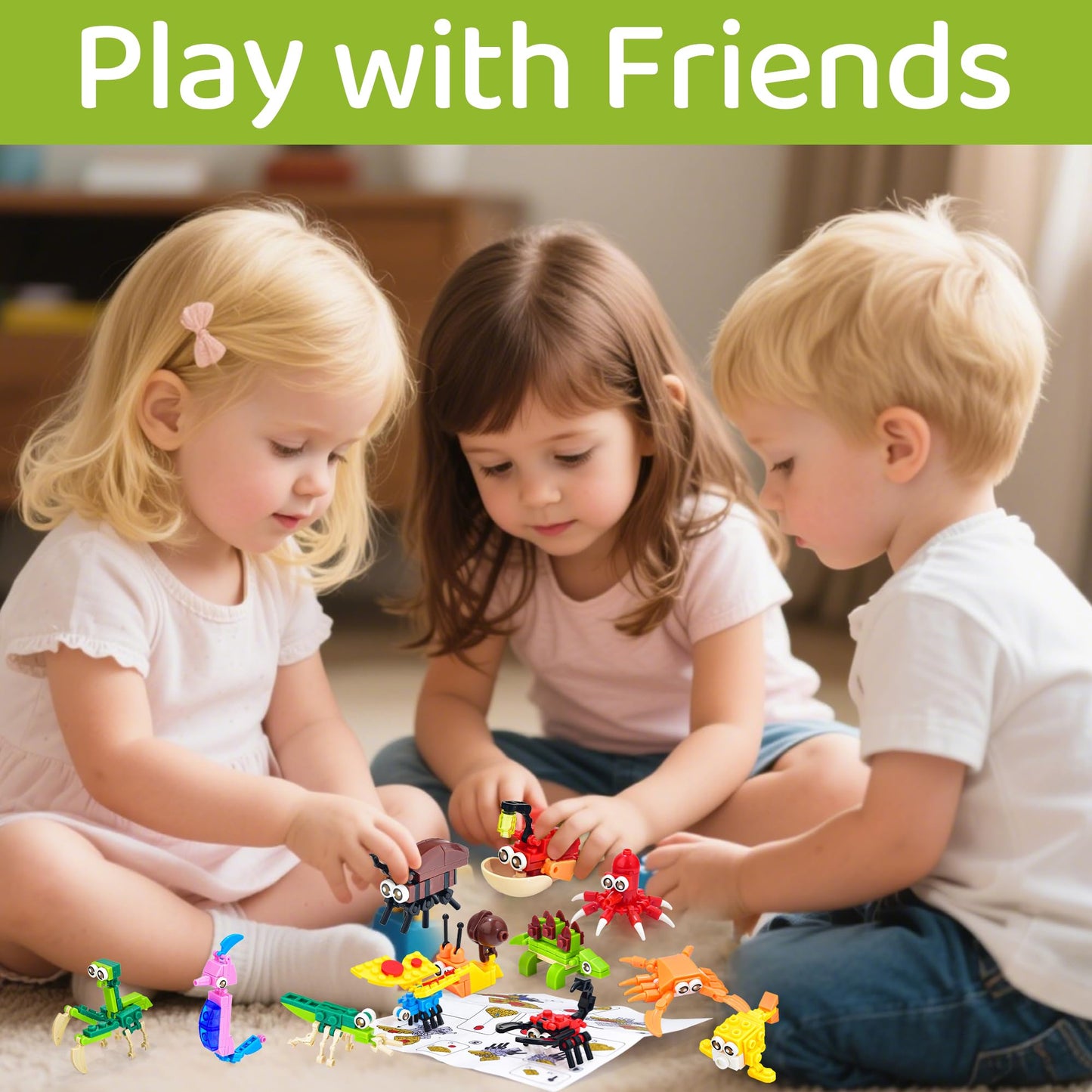 CASRRA 36-Pack Mini Building Blocks Set for Kids 4-8 – Party Favors, Goodie Bags, Classroom Rewards